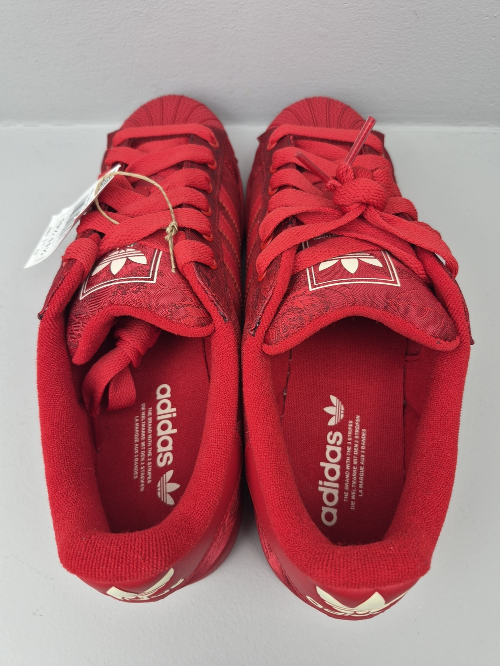 adidas Superstar II Low Top Lace Up Better Scarlet/Wonder White IH9302 2025 Mens - Picture 7 of 11